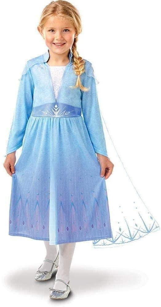 DISNEY Déguisement Elsa, La reine des neiges Taille S (3-4 ans