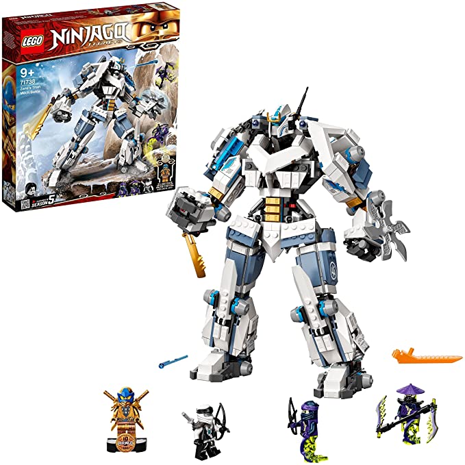LEGO 71738 Ninjago Le Robot de Combat Titan de Zane Jouet Automobile et  Moto avec Figurine de Cole Golden – L'ARBRE AUX LUTINS