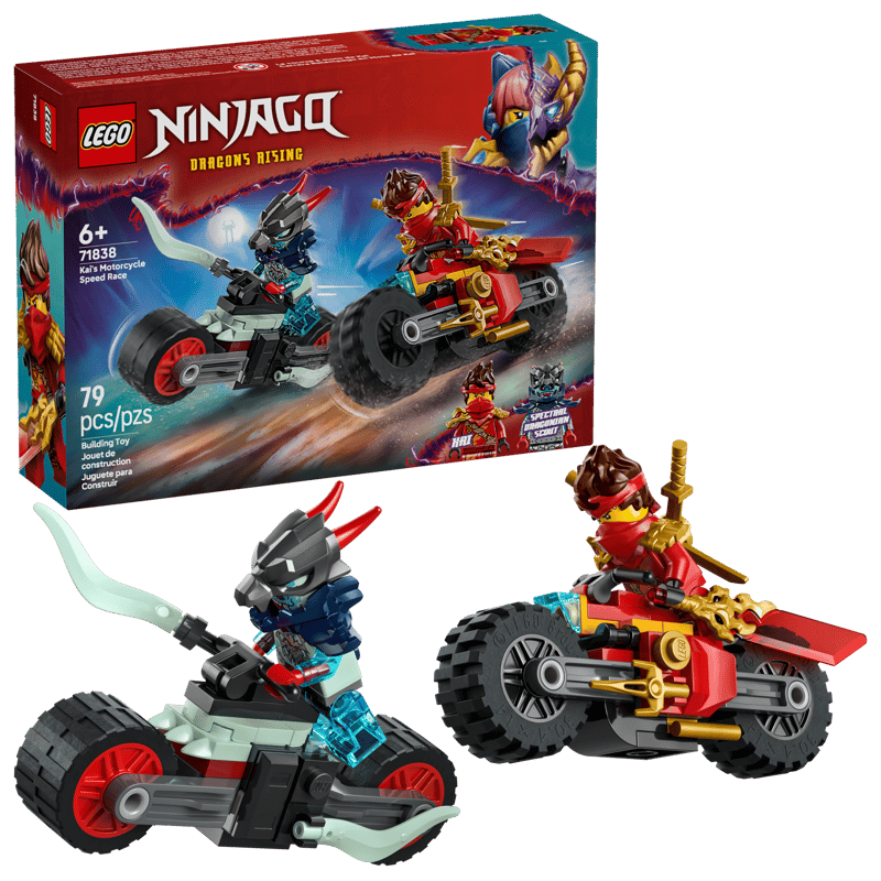 Kai et la course de motos (Lego)